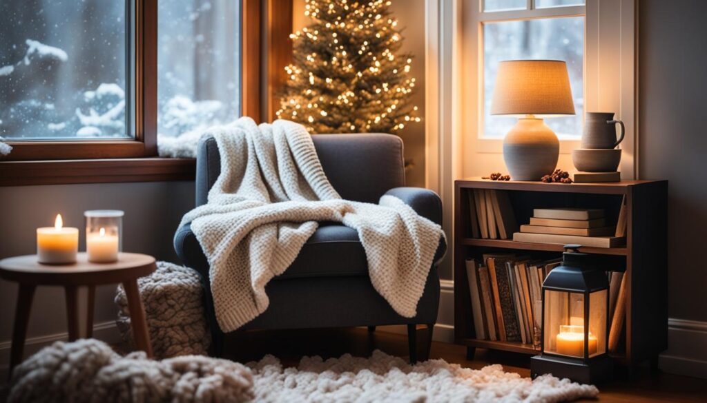 cozy reading nook