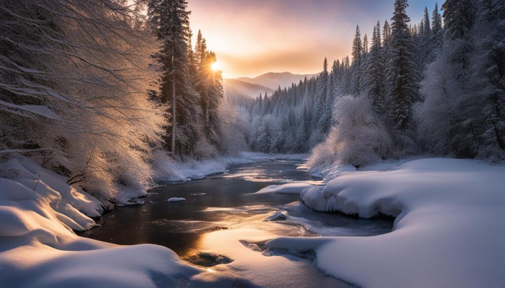 enchanting winter landscapes