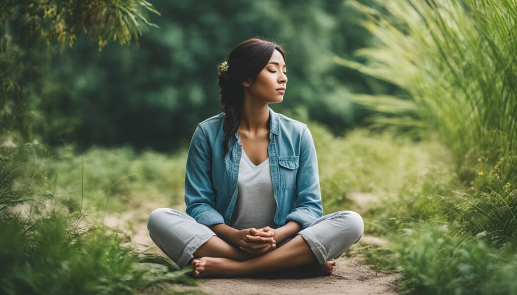 mindful breathing